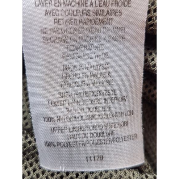 Adidas Windbreaker Track Pants Men's XL Gray Green Red Stripe Mesh Lined Active - Picture 6 of 7